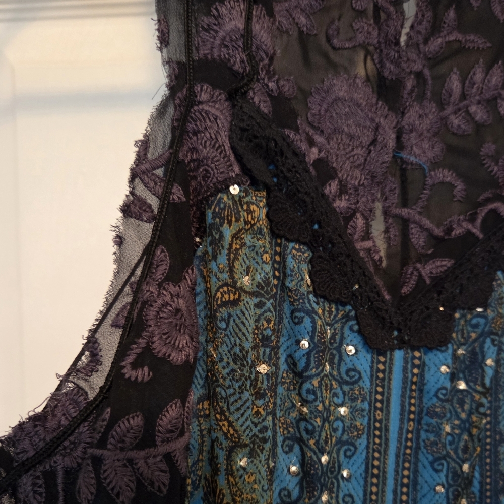 NWOT SIZE 4 FREE PEOPLE "STARDUST" MAXI DRESS - Picture 5 of 14